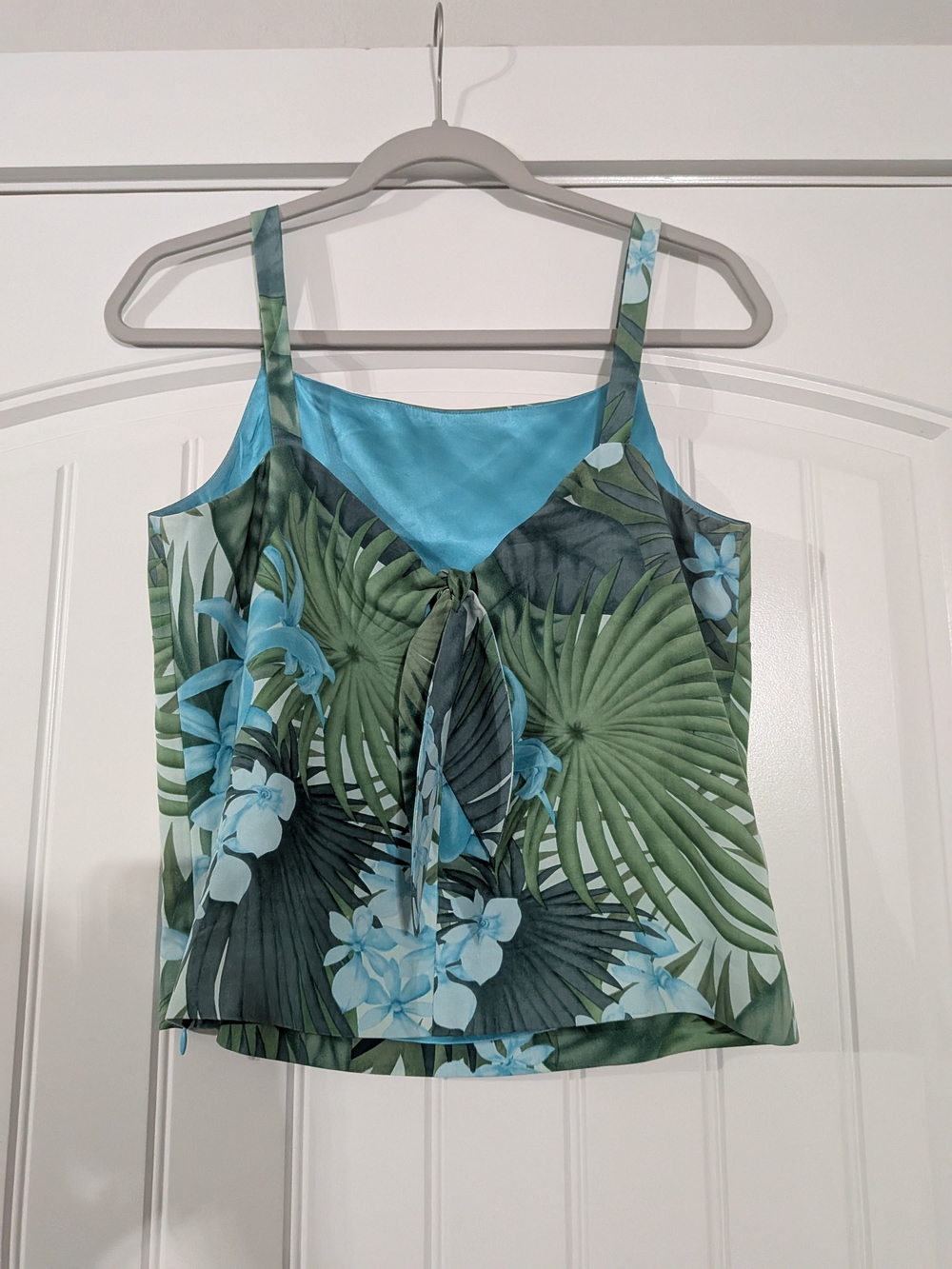 Tommy Bahama Tropical Floral Silk Sleeveless Cami Top - Picture 2 of 5